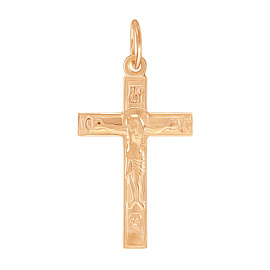 Крест христианский 20-0237 золото Полновесный