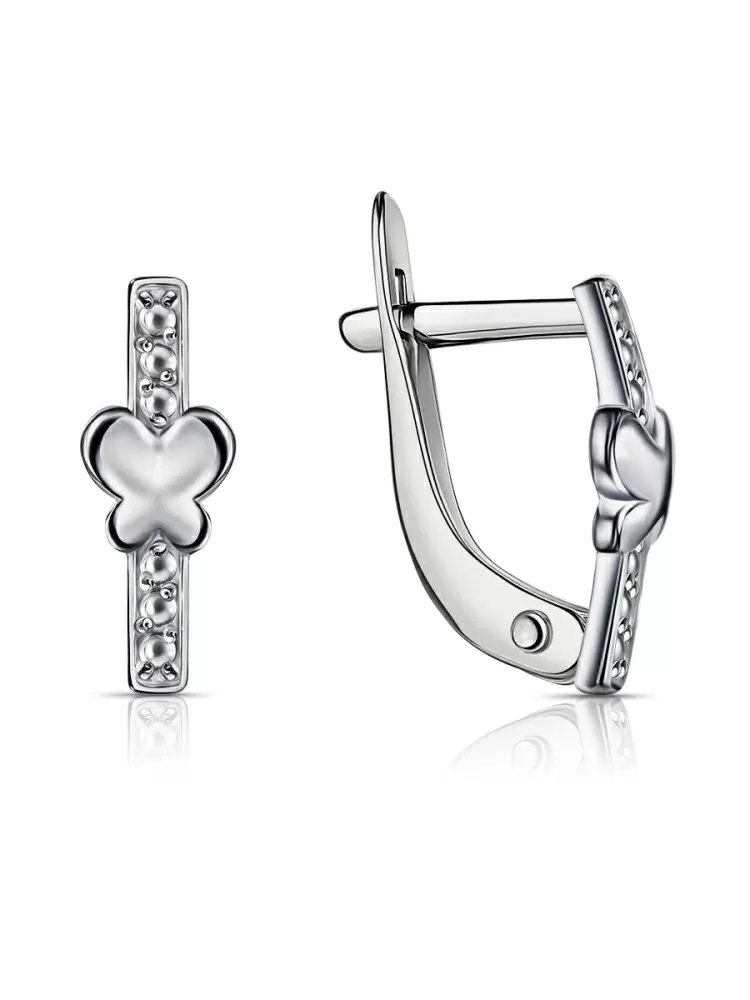 Серьги С600-1249 серебро Сердце_2