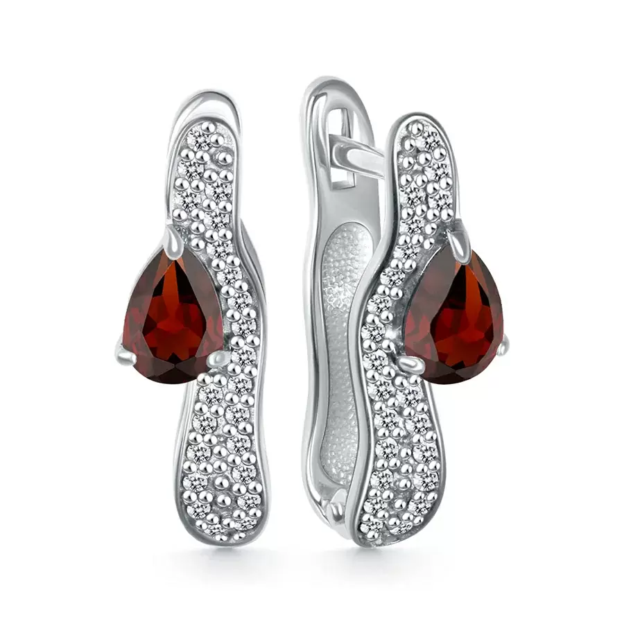 Серьги 207683-006-0019 серебро