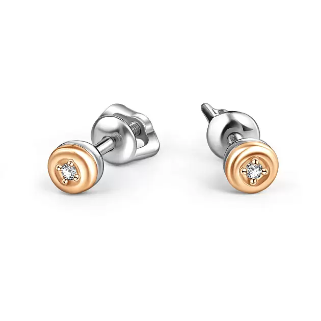 Серьги пусеты 02-1581.000Б-00 серебро_0