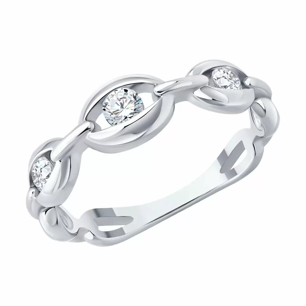 Кольцо 94014671 серебро Мессика_0