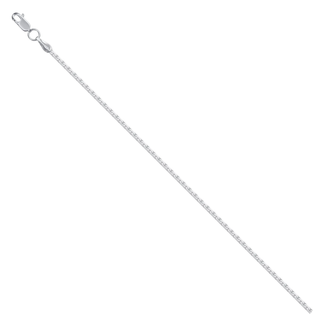 Цепь НЦ22-037Ю-3 d0.45 серебро Полновесная_0