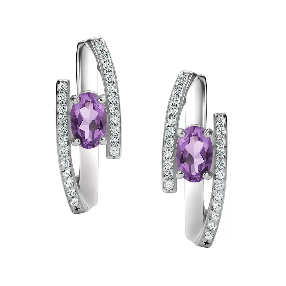 Серьги 02-4289.00АМ-00 серебро_0