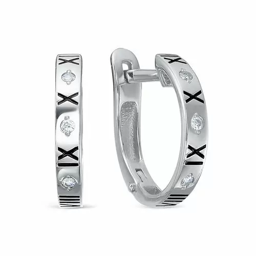 Серьги б1204717 золото Тиффани цифры