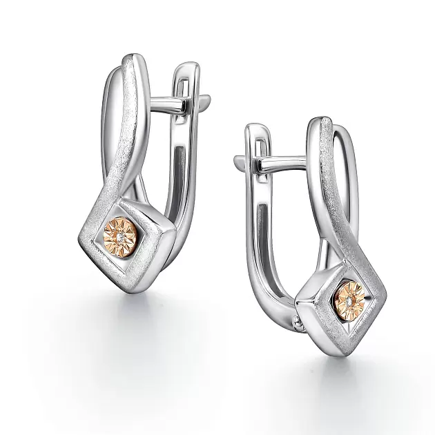Серьги 02-4393.000Б-00 серебро