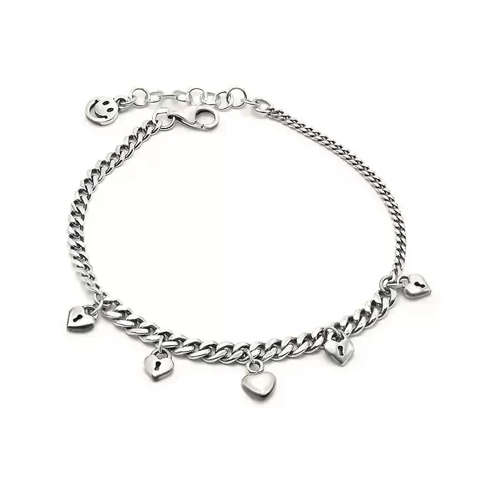 Браслет 041137354 серебро Замок