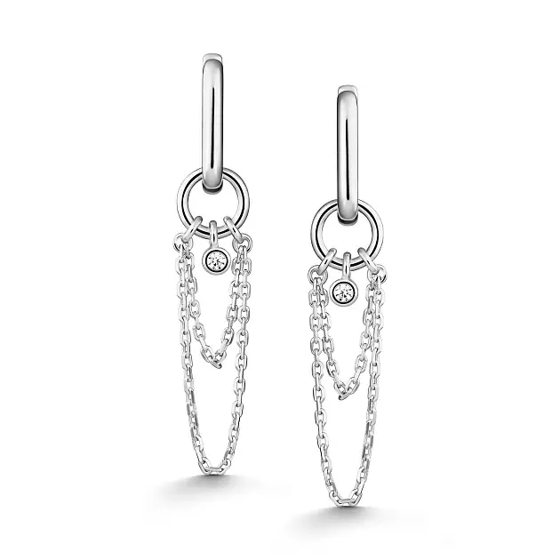 Серьги подвесные 02-5606.00КЦ-00 серебро_1