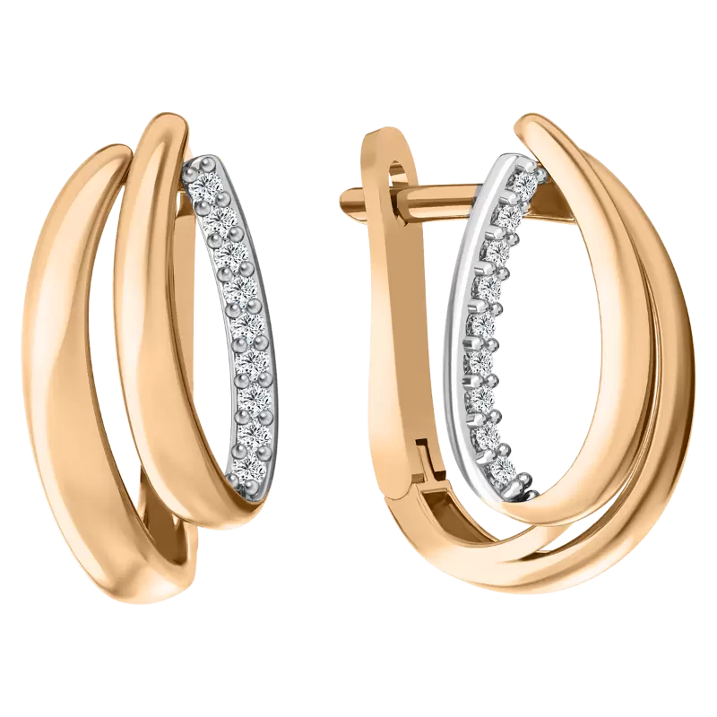Серьги 08-259507 золото