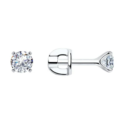 Серьги пусеты 94021746 серебро