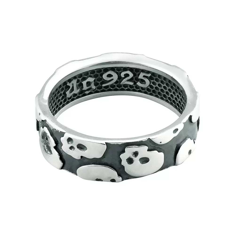 Печатка 812205 серебро Череп_1