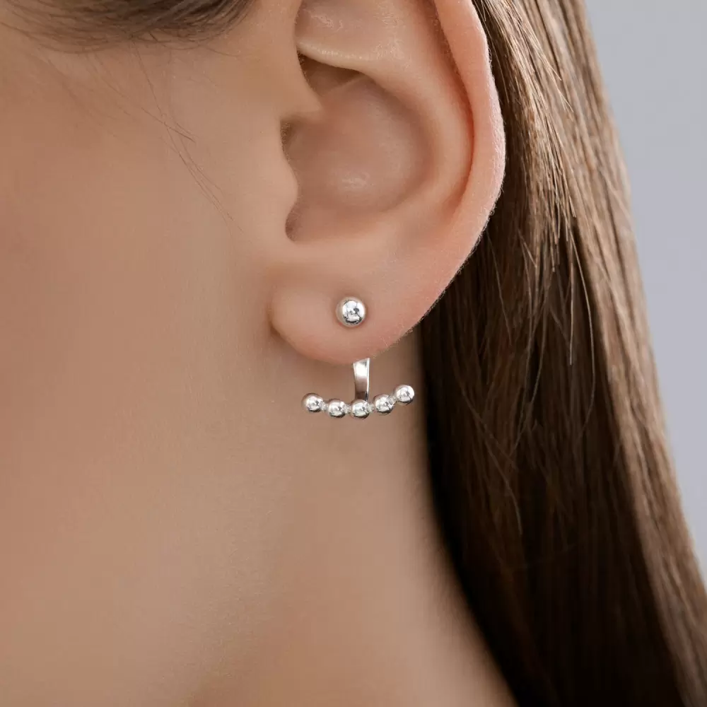 Серьги джекеты 94027208 серебро_1