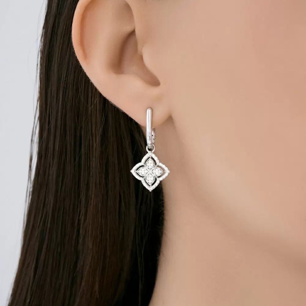 Серьги подвесные 94027309 серебро Роберто Коин_1