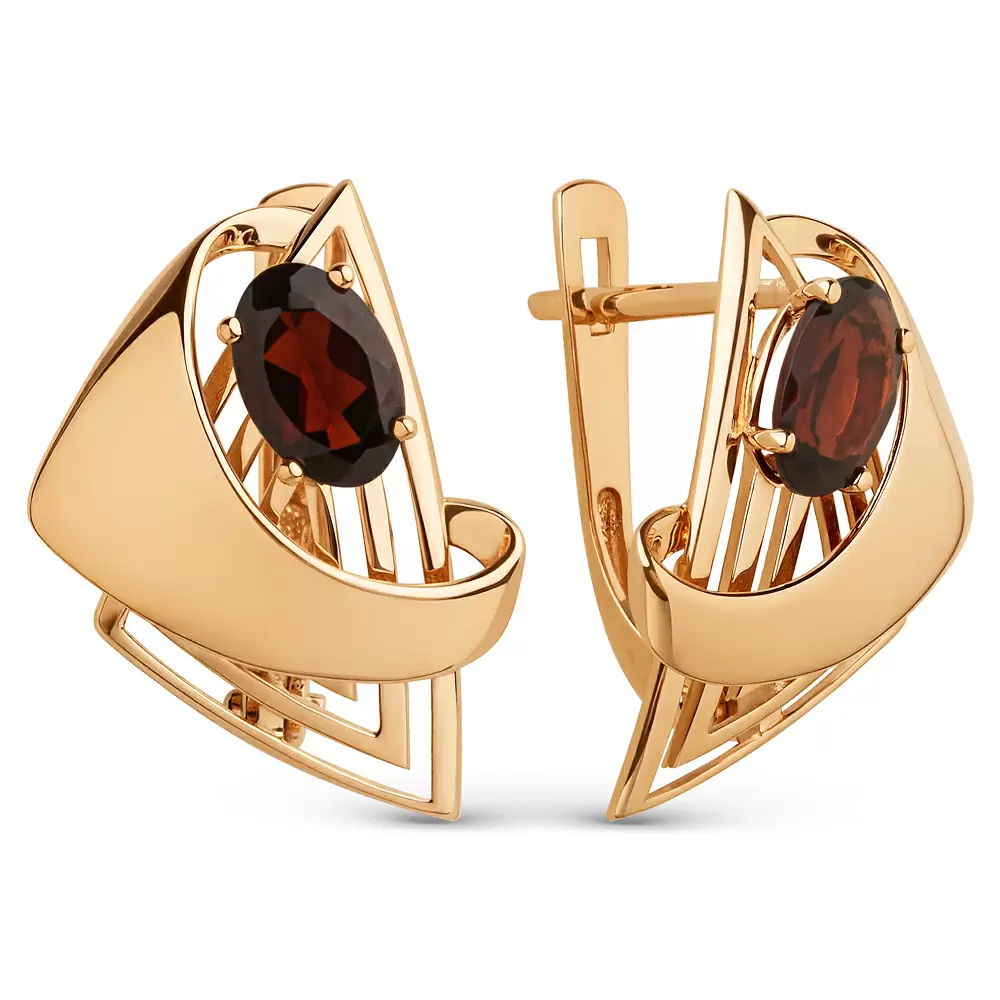 Серьги 027772-1350 золото