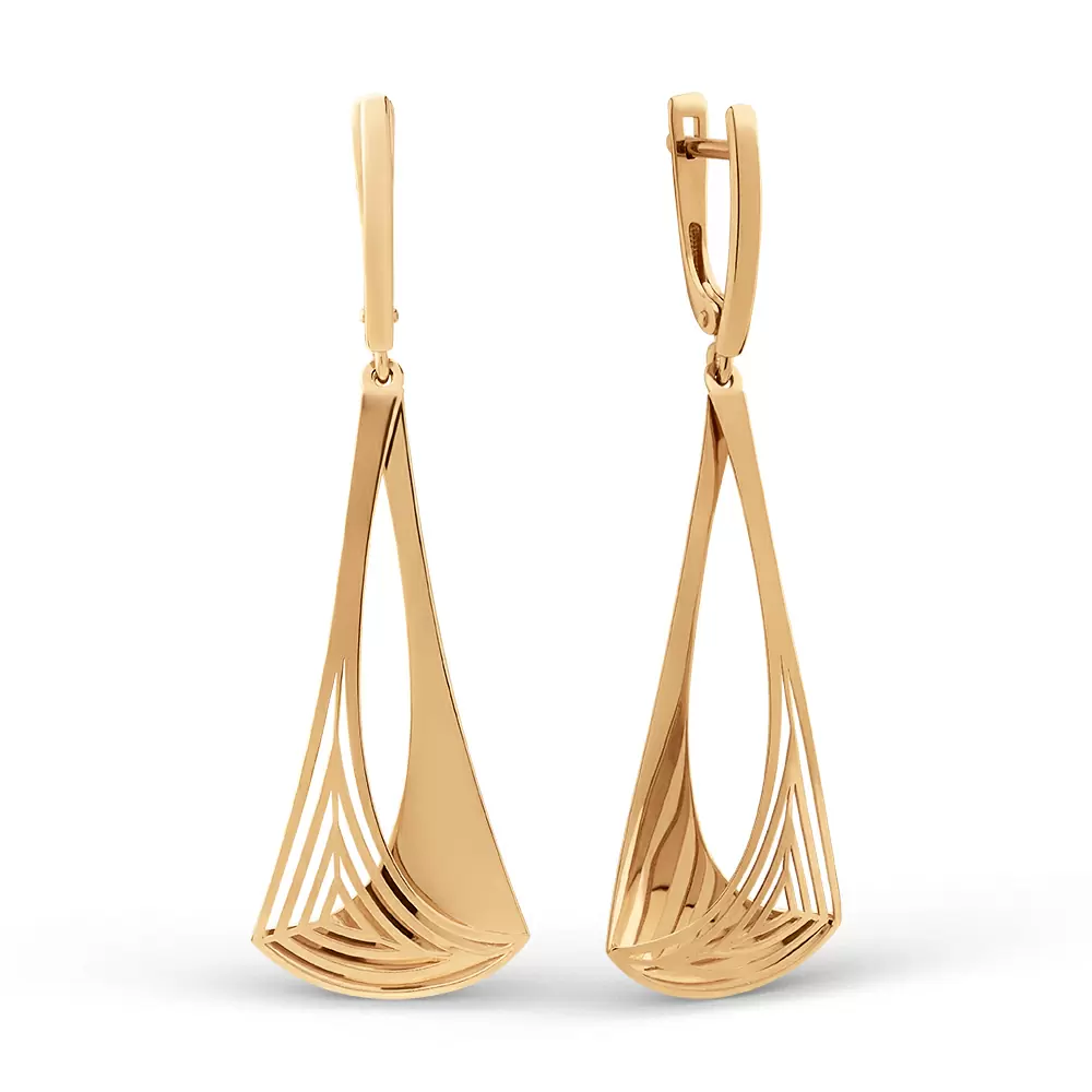 Серьги подвесные 503492-1000 золото