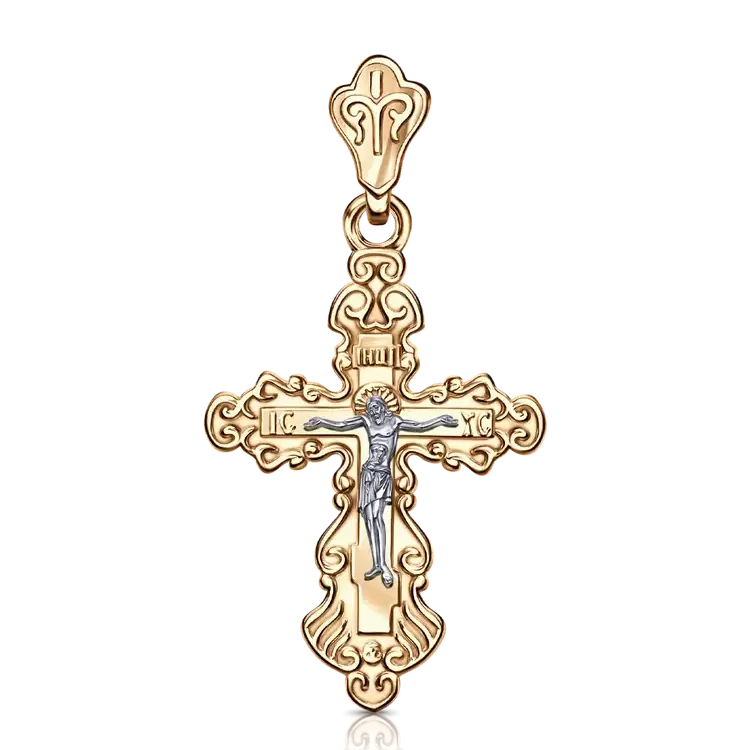 Крест христианский Кр102-2294 золото_0