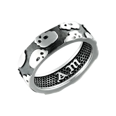 Печатка 812205 серебро Череп