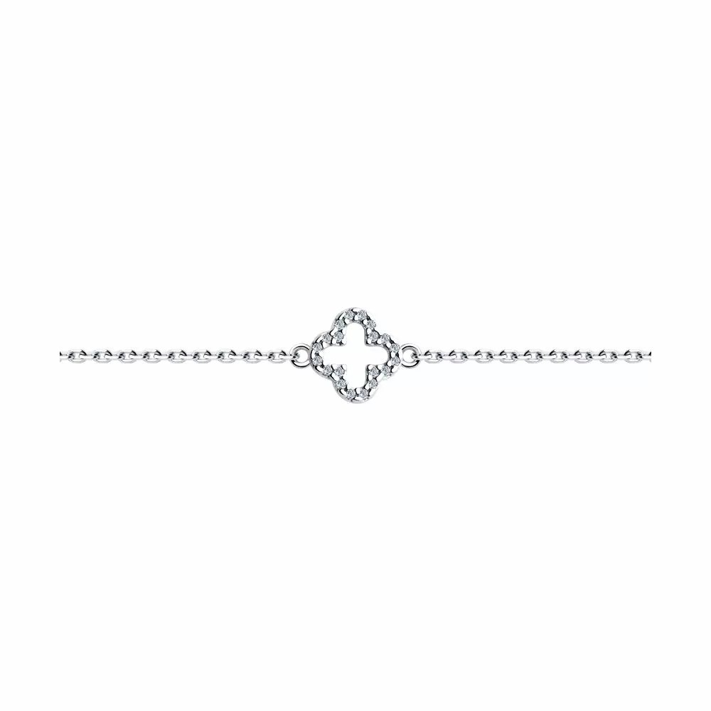 Браслет 94051012 серебро Ван Клиф