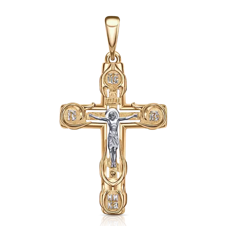 Крест христианский Кр102-2462 золото