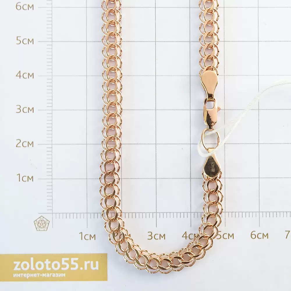 Цепь ИтальянкаЦ060 золото Пустотелая_2