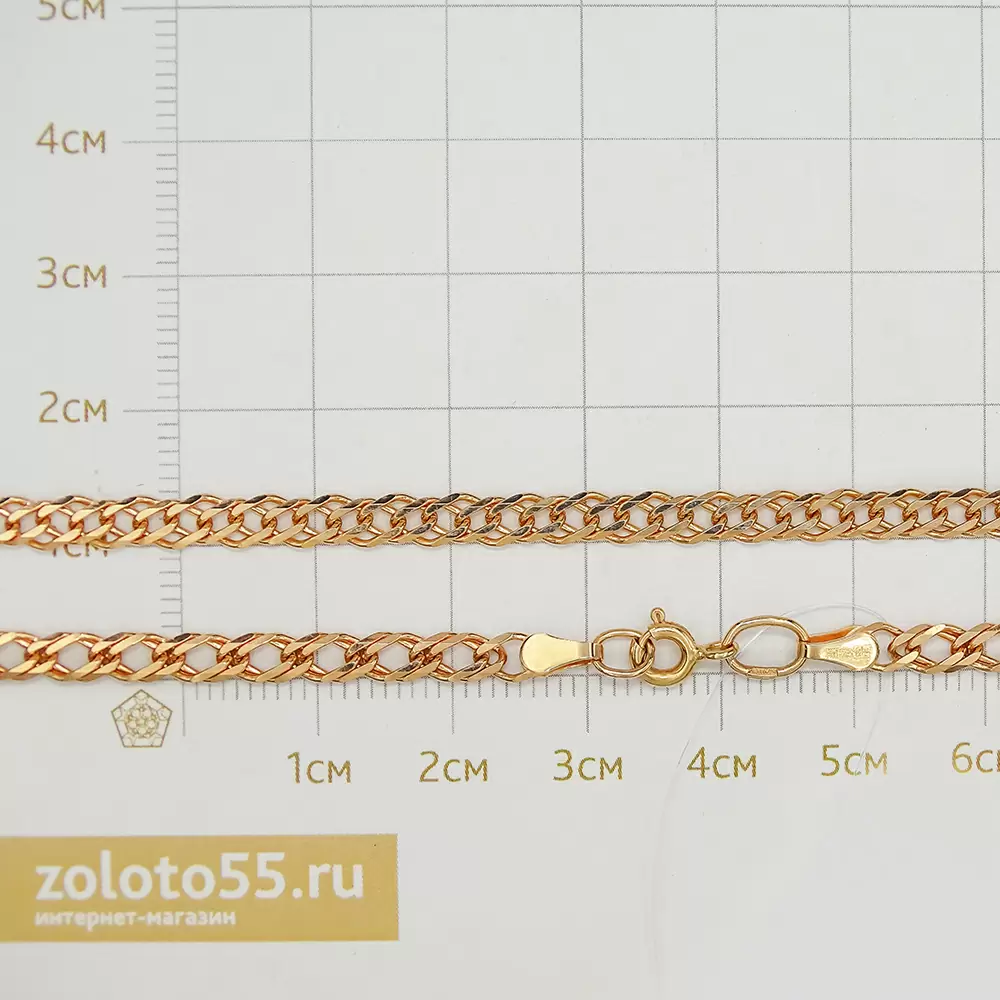 Цепь 8070154-50 золото Полновесная_2