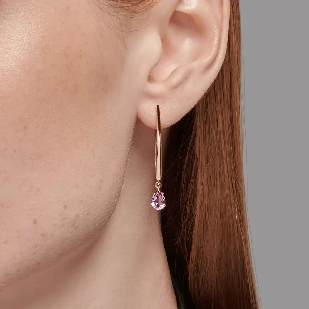 Серьги подвесные 728655 золото