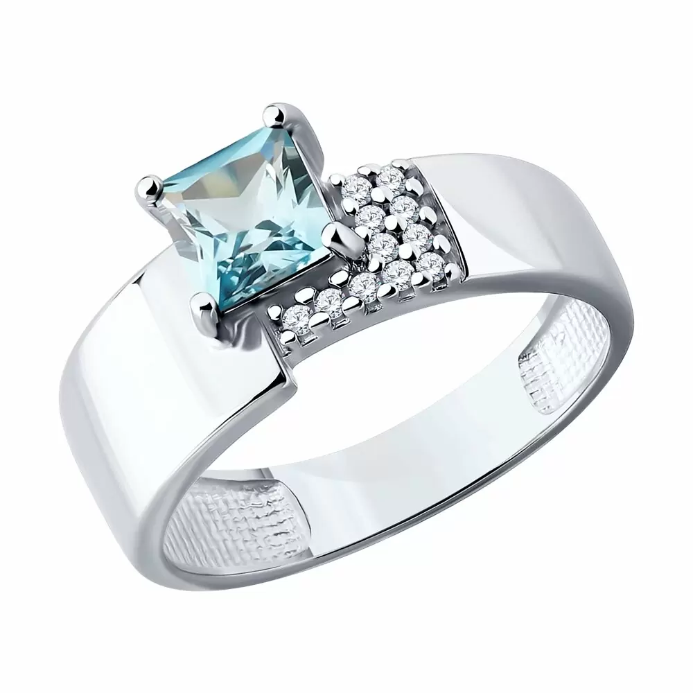 Кольцо 92014960 серебро