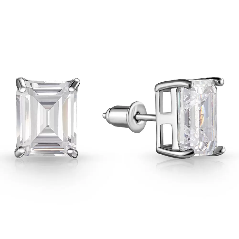 Серьги пусеты B20809-E серебро