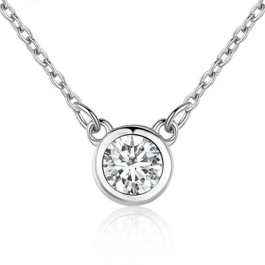 Колье 195-034025 серебро_0