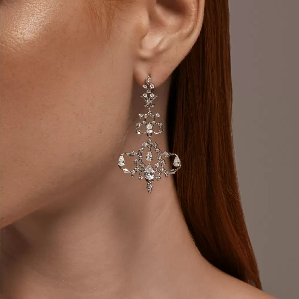 Серьги подвесные 94026668 серебро_1