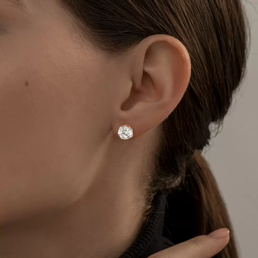 Серьги пусеты 93022274 серебро