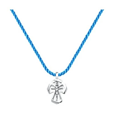 Колье 94-170-01912-1 серебро Крест