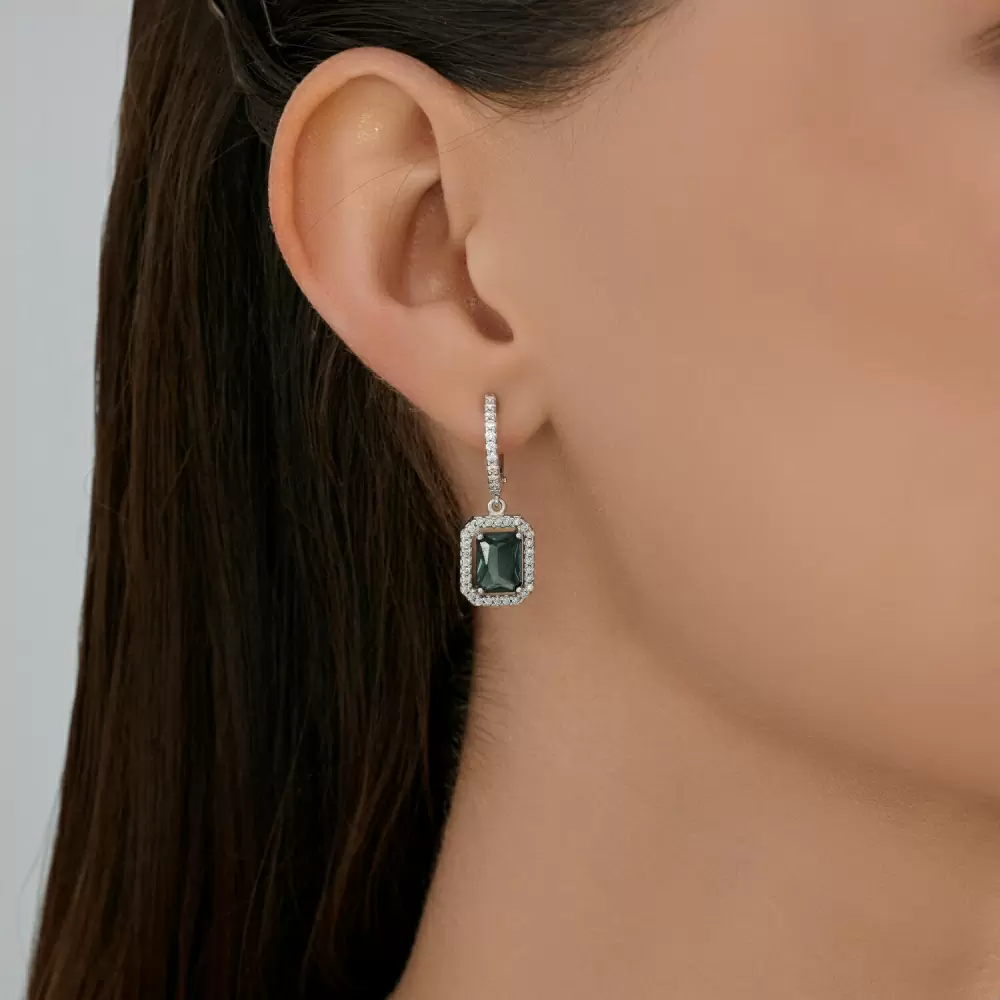 Серьги подвесные 94027018 серебро_1