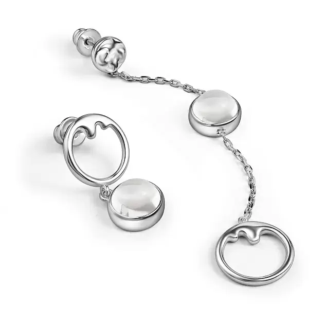 Серьги подвесные 02-4825.00ГХ-00 серебро_2