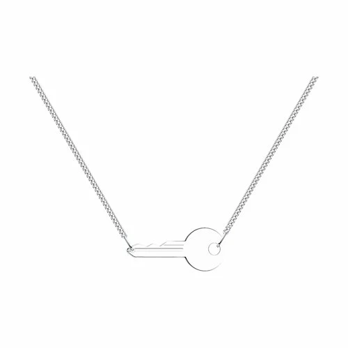 Колье 94070453 серебро Ключ_0