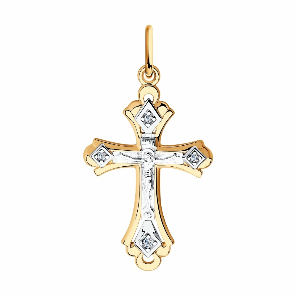 Крест христианский 121393 золото Полновесный_0