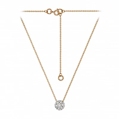 Колье Ц1644-120 золото