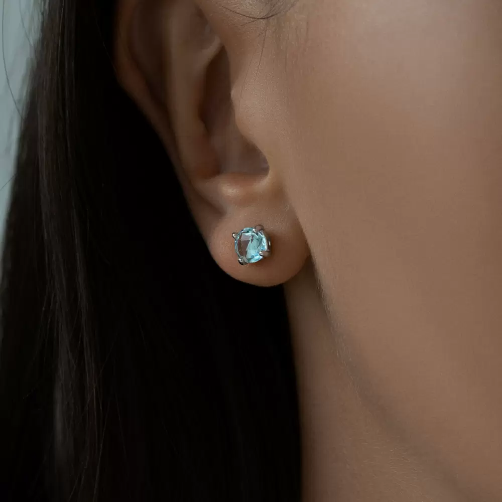 Серьги пусеты 92021130 серебро