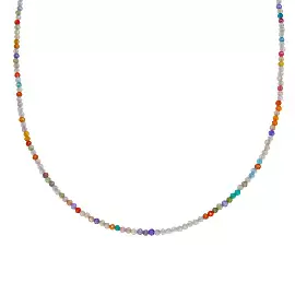 Бусы нить К-ФТм-150-2-с-38 серебро_0