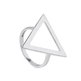 Кольцо 1-16082 серебро Треугольник_0