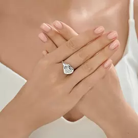 Кольцо 94014419 серебро Тиффани Сердце_1