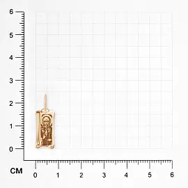 Подвеска религиозная христианская ладанка СВматрона золото Святая Матрона _1