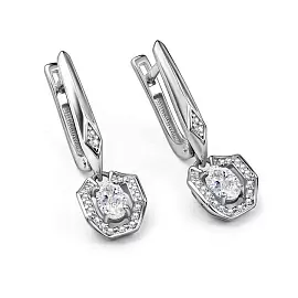 Серьги подвесные 02-4849.00ГХ-00 серебро_0