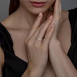 Кольцо дорожка 94013270 серебро_2