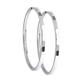 Серьги конго 94140075 серебро_0