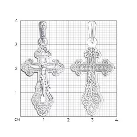 Крест христианский 94120020 серебро_1