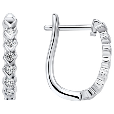 Серьги YME20 серебро Дорожка