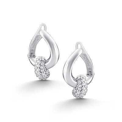 Серьги 02-5565.00КЦ-00 серебро