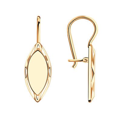 Серьги Сд-3727 Серьги золото