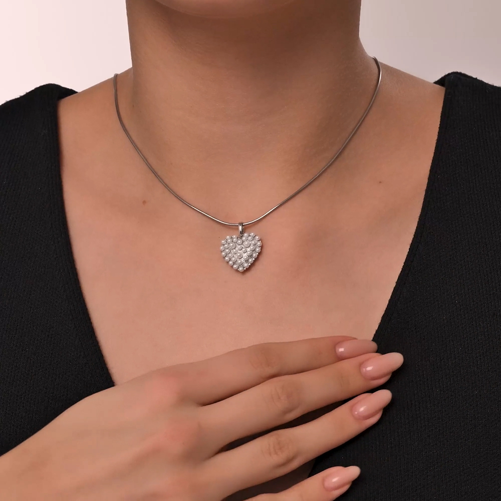 Подвеска 94033415 серебро Сердце_2