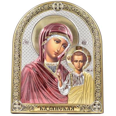 Икона 6391.5С ювелирный сплав Казанская Божья Матерь